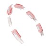 HHM15 HULA HOOP PINK MAGNETIC WITH WEIGHT + COUNTER HMS