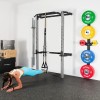 Sieninis sulankstomas jėgos stovas KLT23 HOME WALL RACK SILVER HMS