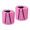 Riešo ir čiurnos svarmenys SNK01 PINK SILICONE WEIGHTED ANKLES AND WRISTS HMS