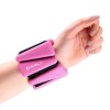 Riešo ir čiurnos svarmenys SNK01 PINK SILICONE WEIGHTED ANKLES AND WRISTS HMS