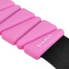 Riešo ir čiurnos svarmenys SNK01 PINK SILICONE WEIGHTED ANKLES AND WRISTS HMS