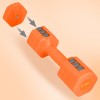 SURENKAMI HANTELIAI HL03 ADJUSTABLE DUMBBELLS ORANGE 2 x 2.5 KG HMS