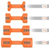 SURENKAMI HANTELIAI HL03 ADJUSTABLE DUMBBELLS ORANGE 2 x 2.5 KG HMS