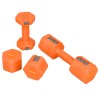 SURENKAMI HANTELIAI HL03 ADJUSTABLE DUMBBELLS ORANGE 2 x 2.5 KG HMS