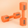 SURENKAMI HANTELIAI HL03 ADJUSTABLE DUMBBELLS ORANGE 2 x 2.5 KG HMS