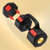 Surenkamas hantelis HL05 3in1 ADJUSTABLE DUMBBELL WITH PUSH-UP BAR AND KETTLEBELL FUNCTION HMS