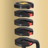 Surenkamas hantelis HL05 3in1 ADJUSTABLE DUMBBELL WITH PUSH-UP BAR AND KETTLEBELL FUNCTION HMS