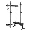 Sieninis sulankstomas jėgos stovas KLT34 MULTIFUNCTIONAL FOLDING POWER RACK GREY HMS