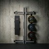 Sieninis sulankstomas jėgos stovas KLT34 MULTIFUNCTIONAL FOLDING POWER RACK GREY HMS