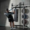 Sieninis sulankstomas jėgos stovas KLT34 MULTIFUNCTIONAL FOLDING POWER RACK GREY HMS