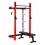 Sieninis sulankstomas jėgos stovas KLT34 MULTIFUNCTIONAL FOLDING POWER RACK RED HMS