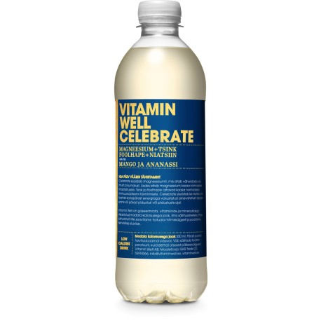 Vitaminizuotas gėrimas VITAMIN WELL Celebrate 500ml