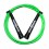 Greičio šokdynė JumpNrope R1.5 Hybrid Light Green - Regular Handle