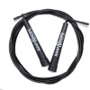 Greičio šokdynė JumpNrope R1.5 Hybrid Black - Regular Handle