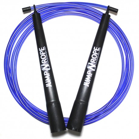 Greičio šokdynė JumpNrope R1.5 Hybrid Blue - Flexy Long Handle
