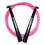Greičio šokdynė JumpNrope R1.5 Hybrid Pink - Flexy Long Handle