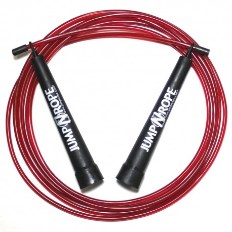 Greičio šokdynė JumpNrope R1.5 Hybrid Red - Regular Handle