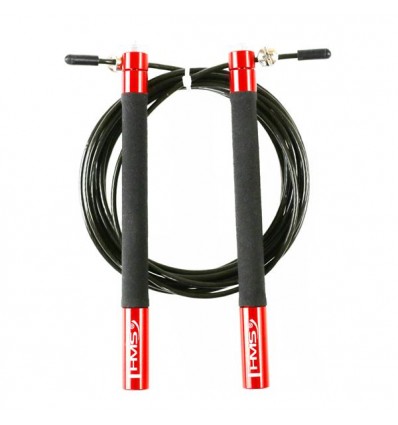 Greičio šokdynė SK54 SPEED JUMP ROPE HMS (red)