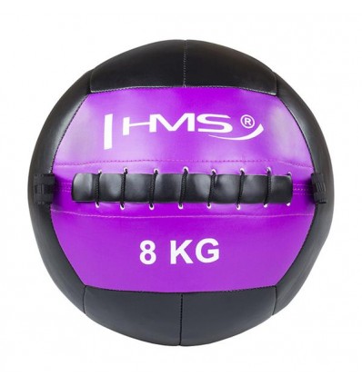 Pasunkintas gimnastikos kamuolys WLB8 EXCERCISE BALL - WALL BALL HMS