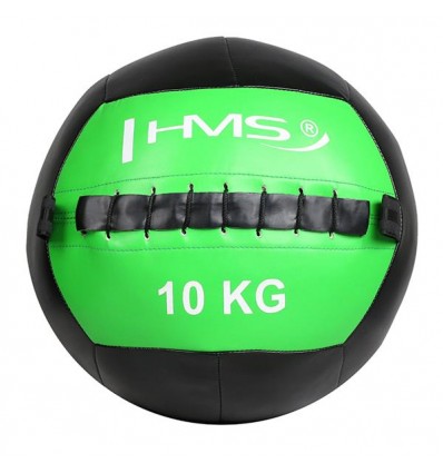 Pasunkintas gimnastikos kamuolys WLB10 EXCERCISE BALL - WALL BALL HMS