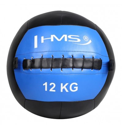 Pasunkintas gimnastikos kamuolys WLB12 EXCERCISE BALL - WALL BALL HMS