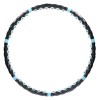 Masažinis gimnastikos lankas HHP006 BLACK-BLUE HULA HOOP 98CM HMS