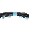 Masažinis gimnastikos lankas HHP006 BLACK-BLUE HULA HOOP 98CM HMS