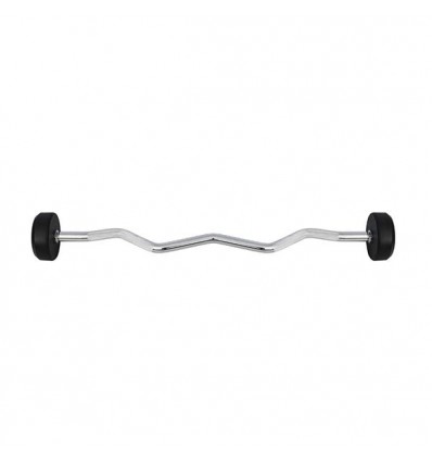 Gumuotas lankstytas grifas GSL-10 CURLED RUBBER COATED BAR 10 KG HMS