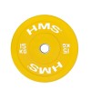 Gumuotas olimpinio grifo svarmuo CBR15 OLYMPIC PLATE - BUMPER 15 KG (yellow)