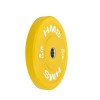 Gumuotas olimpinio grifo svarmuo CBR15 OLYMPIC PLATE - BUMPER 15 KG (yellow)