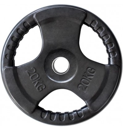 Gumuotas olimpinio grifo svarmuo TOK20 OLYMPIC PLATE 20 KG