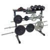 Svarmenų ir grifų stovas STR12 DUMBBELL AND BARBELL RACK HMS PREMIUM