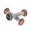 Chromuoti hanteliai HH01 CHROMED DUMBBELL 2 x 1 KG HMS PREMIUM