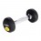 Hantelis HG PRO 2 KG RUBBER DUMBBELL HMS