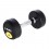 Hantelis HG PRO 4 KG RUBBER DUMBBELL HMS
