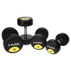 Hantelis HG PRO 32.5 KG RUBBER DUMBBELL HMS