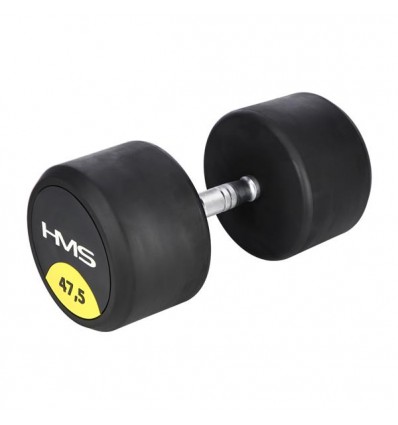 Hantelis HG PRO 47.5 KG RUBBER DUMBBELL HMS