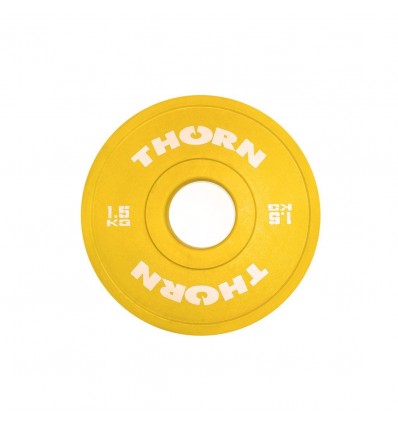 Gumuoti olimpinio grifo svarmenys Thorn + Fit Frictional Olimpic Plates 2x 1,5 KG