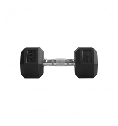 Gumuotas hantelis Thorn + Fit HEXHEAD DUMBBELLS HEX 10 kg