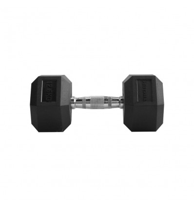 Gumuotas hantelis Thorn + Fit HEXHEAD DUMBBELLS HEX 12.5 kg