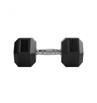 Gumuotas hantelis Thorn + Fit HEXHEAD DUMBBELLS HEX 17.5 kg