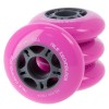 Ratukai riedučiams PU 76x24 82A PINK WHEELS (4 pcs) NILS EXTREME