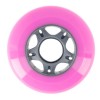 Ratukai riedučiams PU 76x24 82A PINK WHEELS (4 pcs) NILS EXTREME