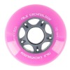 Ratukai riedučiams PU 76x24 82A PINK WHEELS (4 pcs) NILS EXTREME