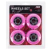 Ratukai riedučiams PU 76x24 82A PINK WHEELS (4 pcs) NILS EXTREME