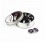 Anglies plieno guoliai ABEC-9 RS PURPLE CARBON BEARINGS (8 szt.) METAL CASE NILS EXTREME