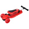 Paspirtukas HLB12 2in1 RED SCOOTER NILS FUN