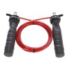 ŠOKDYNĖ SK48 BLACK/RED SPEED JUMP ROPE HMS