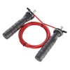 ŠOKDYNĖ SK48 BLACK/RED SPEED JUMP ROPE HMS