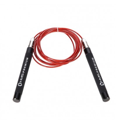 SK60 BLACK/RED SPEED JUMP ROPE HMS PREMIUM